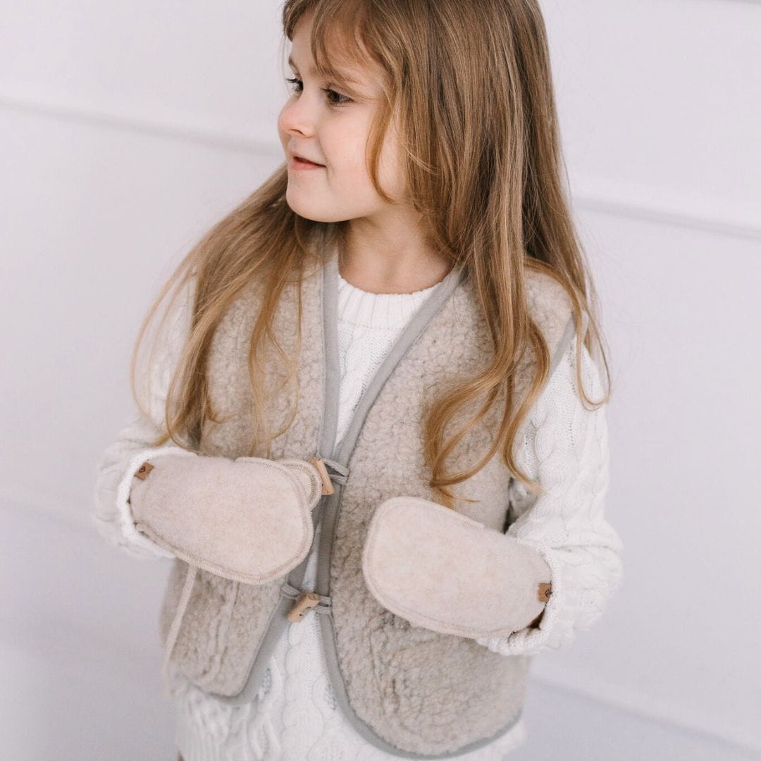 Zaffiro Bodywarmer | 98/104 Beige - Afbeelding 3